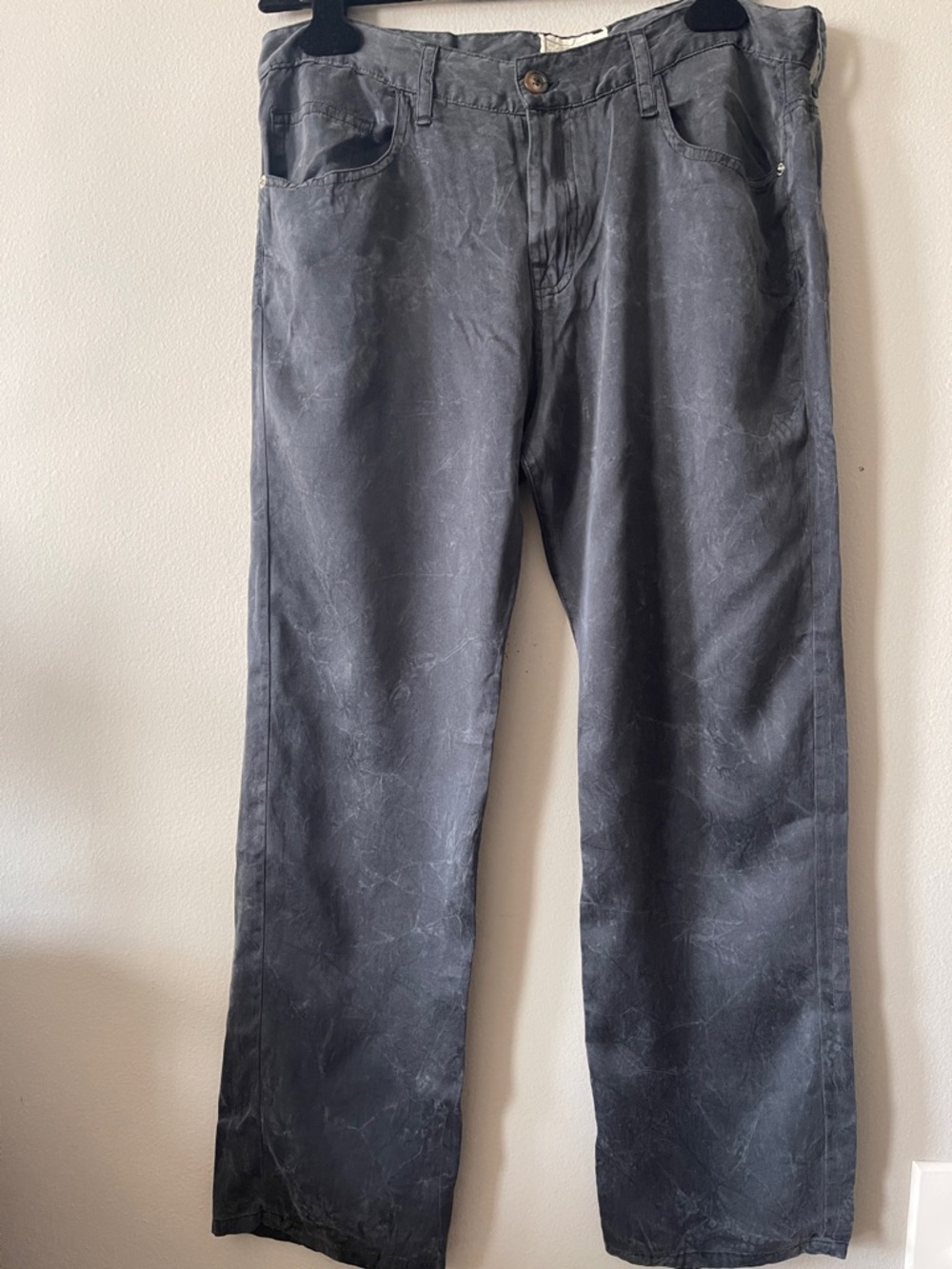 New SILK Current/Elliott Slate Gray Casual Straight-Leg Pants